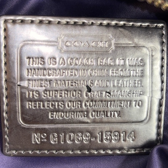 Coach 2010 Poppy “Lucky Penny” satchel GUC - Picture 14 of 15